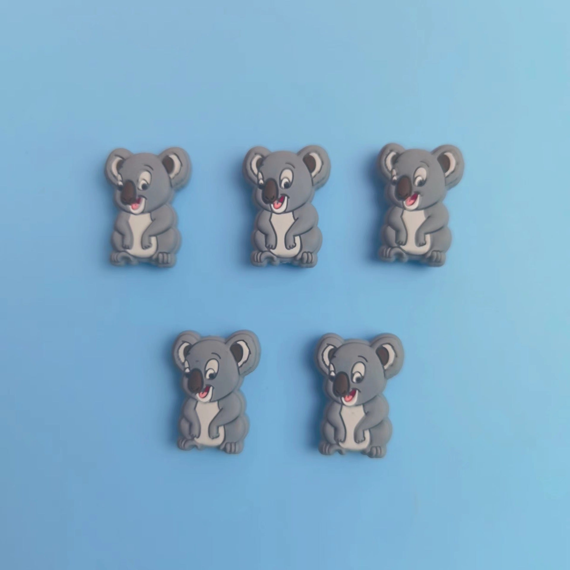 Wholesale 10pcs Cartoon Animal Silicone Teether Beads